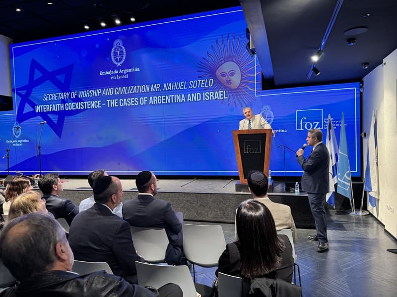 a clear message about faith, coexistence, and the strong connection between Argentina and Israel.