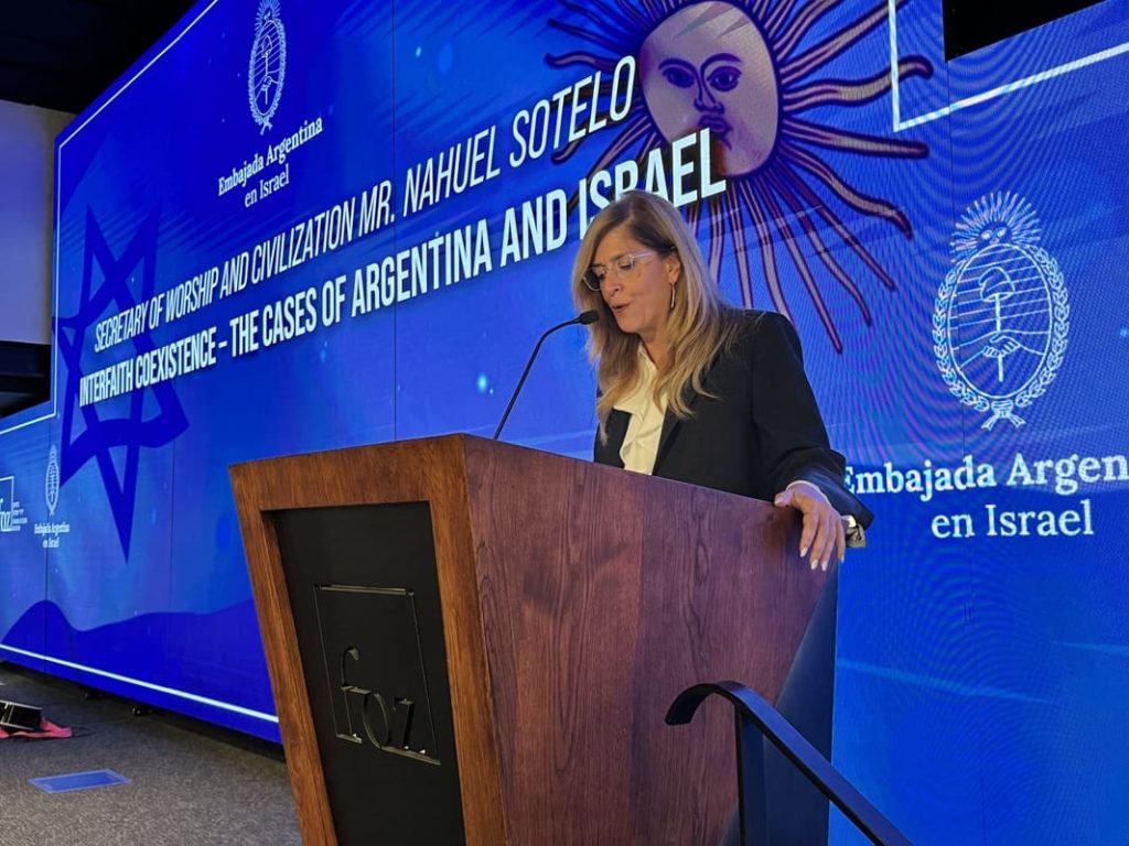 a clear message about faith, coexistence, and the strong connection between Argentina and Israel.